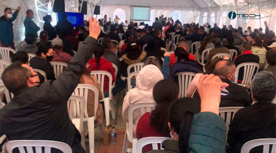 Votaciones electrónicas en tiempo real: